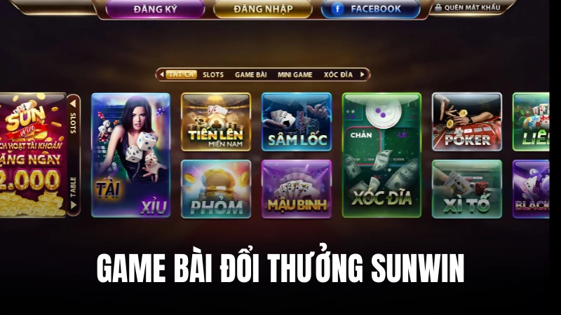 Trang chủ 10 SunWin cung cấp kho game bài đặc sắc với nhiều tựa game hấp dẫn