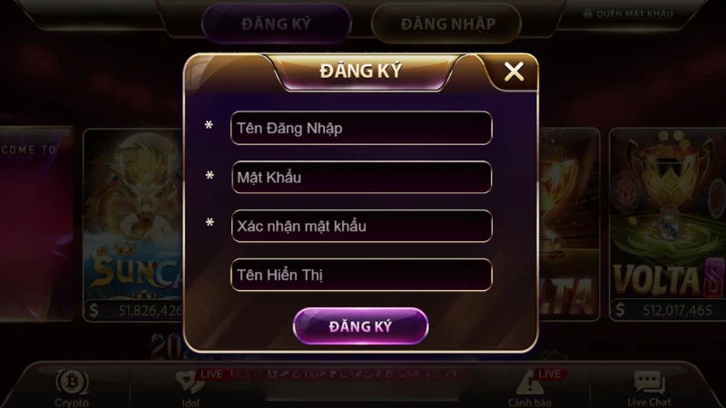 Hướng Dẫn Đăng Ký SunWin Chi Tiết Từ A-Z Cho Tân Game Thủ 1 Điền thông tin đăng ký SunWin chuẩn xác